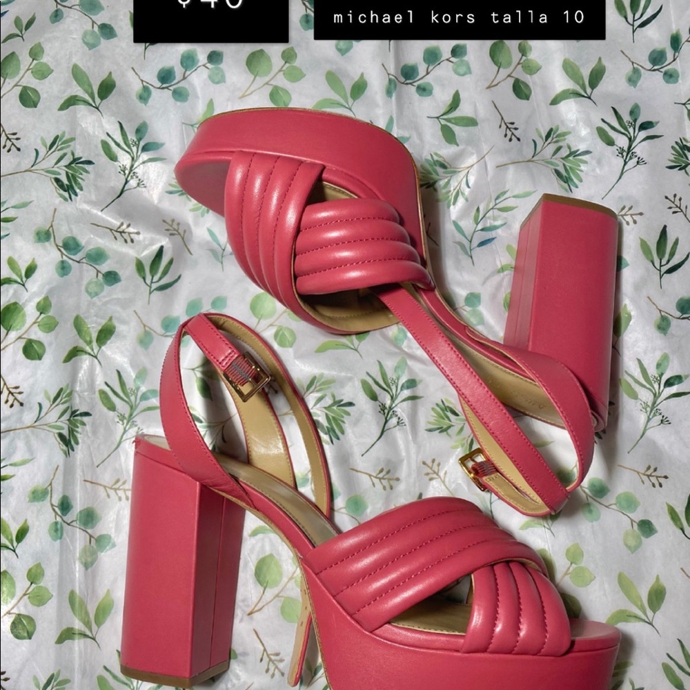 Michael Kors Pink Platform Heels